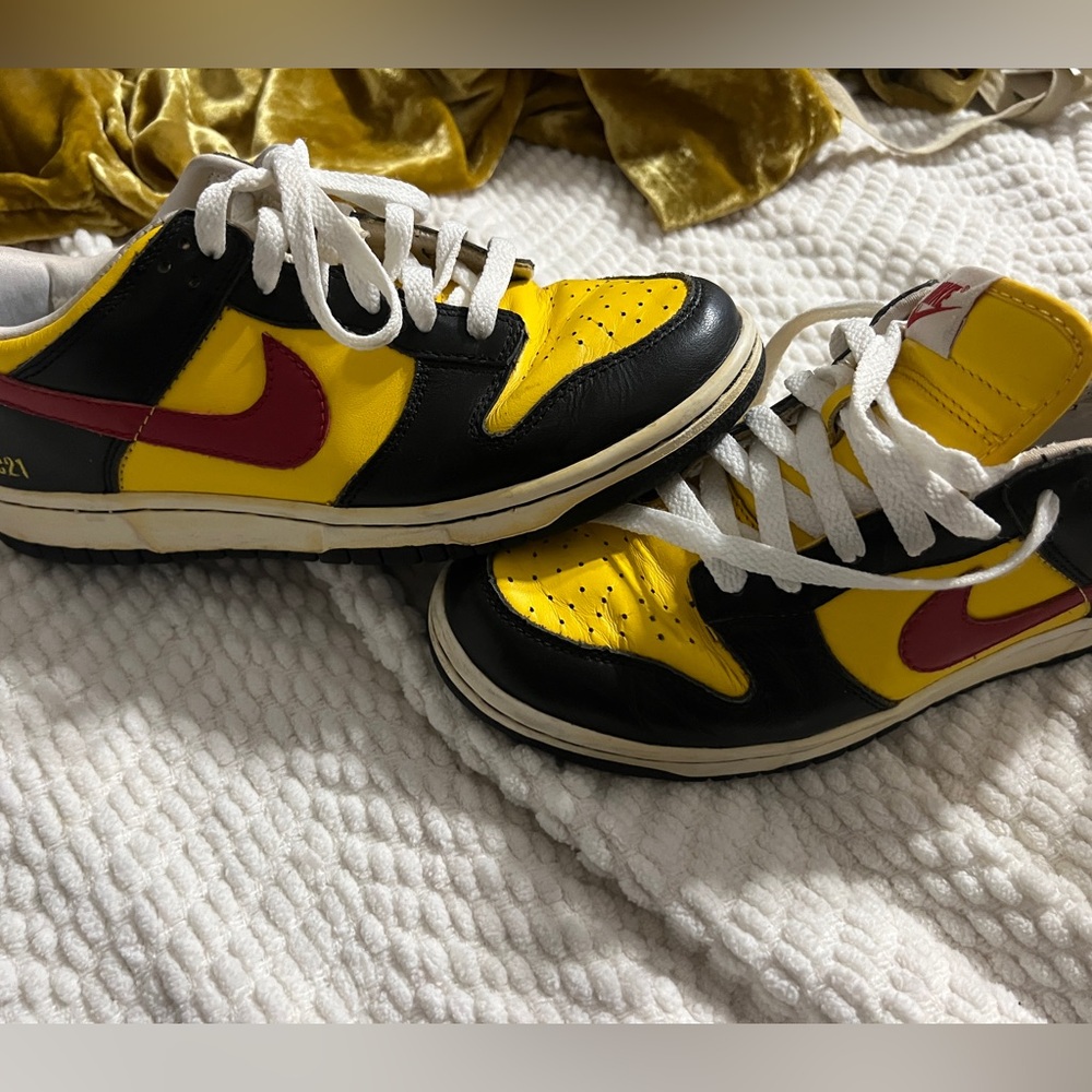 Nike  Sneakers in Yellow, Black, and Red